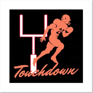 Football Touchdown Posters and Art